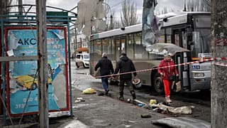 A becsapódás nyomai Herszonban