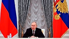 Russlands Präsident Wladimir Putin muss das zehnte Sanktionspaket der EU hinnehmen.