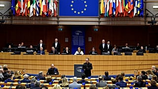 جلسة سابقة للبرلمان الأوروبي في بروكسل، 26 يناير 2023.