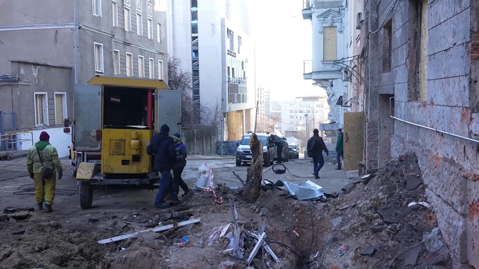 Разрушения в Харькове