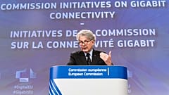 EU-Binnenmarktkommissar Thierry Breton am Donnerstag in Brüssel