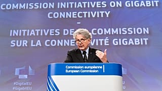 EU-Binnenmarktkommissar Thierry Breton am Donnerstag in Brüssel