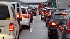 Trânsito perto de Frankfurt, Alemanha.