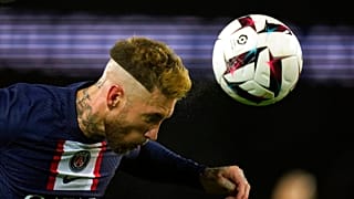 سيرجيو راموس لاعب باريس سان جيرمان خلال مباراة كرة القدم في الدوري الفرنسي الأول بين باريس سان جيرمان وأنجيه، باريس، فرنسا، 11 يناير 2023