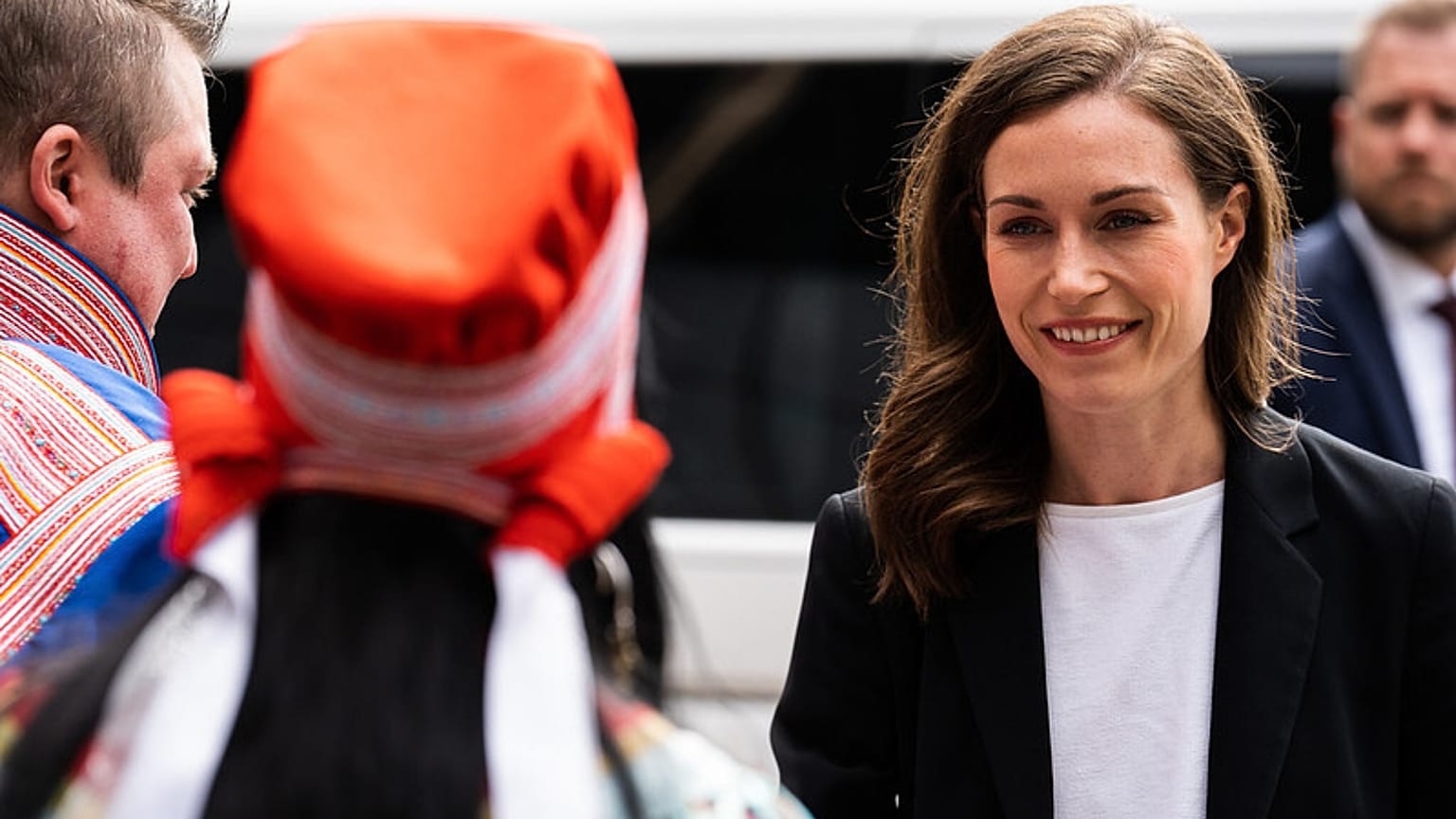 Finnish Prime Minister Sanna Marin visits Sámi Parliament in Inari, 17 June 2022