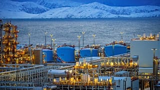 Equinor's LNG facility in Melkoeya, outside Hammerfest, Norway. Along with the US, Norway has significantly increased its gas supply to the EU.