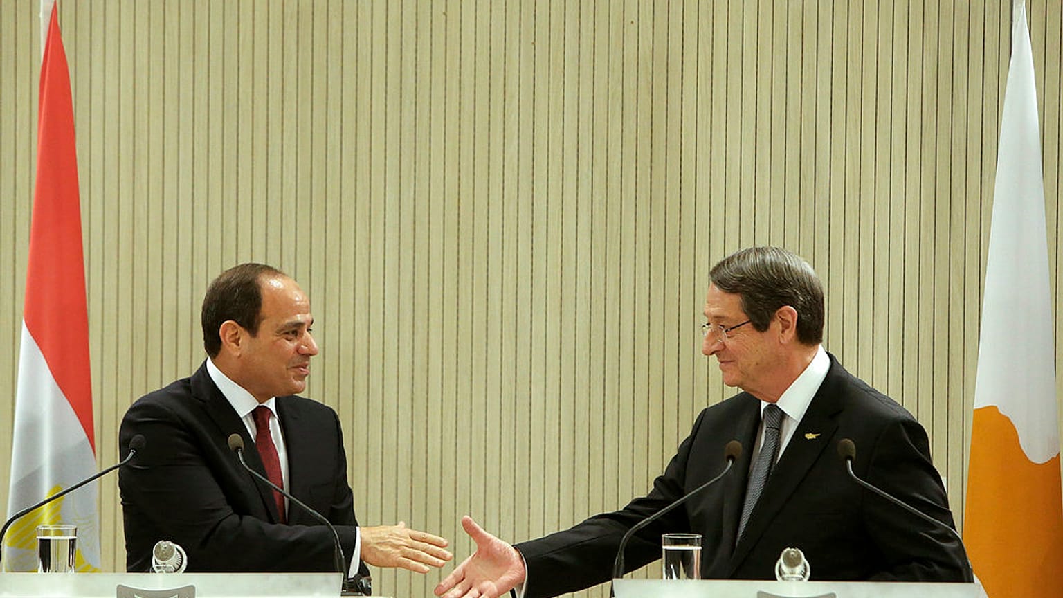 Αμπντέλ Φατάχ Αλ Σίσι και Νίκος Αναστασιάδης (φωτογραφία Αρχείου)