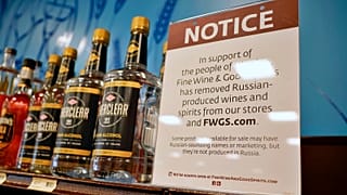 El vodka es uno de los productos rusos cuya entrada en el mercado de la UE está prohibida.