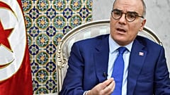 وزير الخارجية التونسي نبيل عمار خلال مقابلة في مكتبه بتونس العاصمة، يوم 27 فبراير 2023.