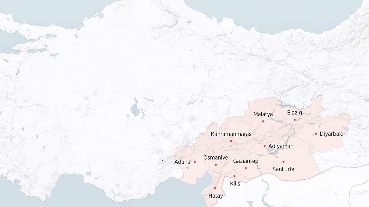 Depremin etkili oduğu iller