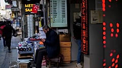 İstanbul'da bir döviz bürosu