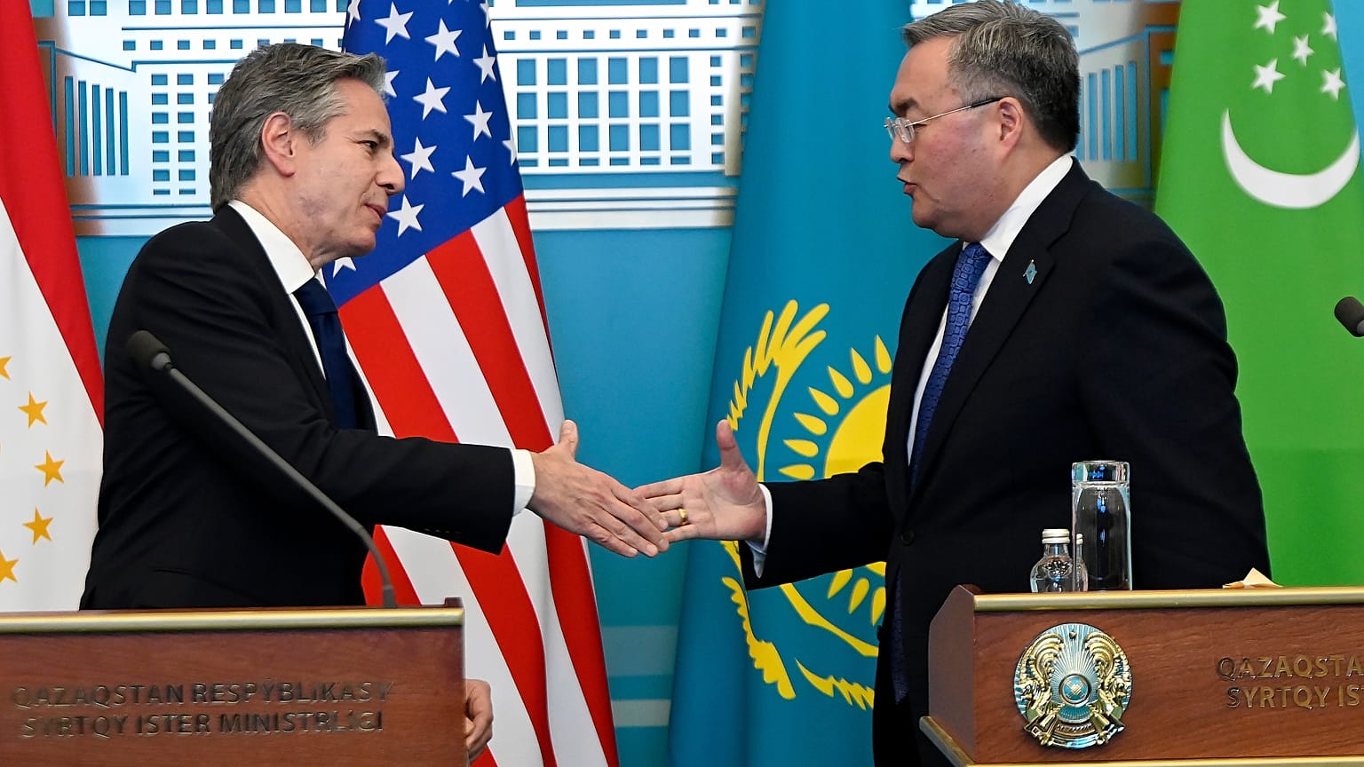 Antony Blinken in Kazakhstan.