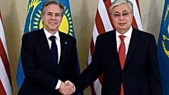 Blinken und Tokajew in Astana, Kasachstan 