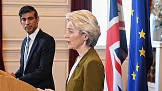 British Prime Minister Risihi Sunak and European Commission President Ursula von der Leyen hailed the start of a "new chapter" in UK-EU relations.