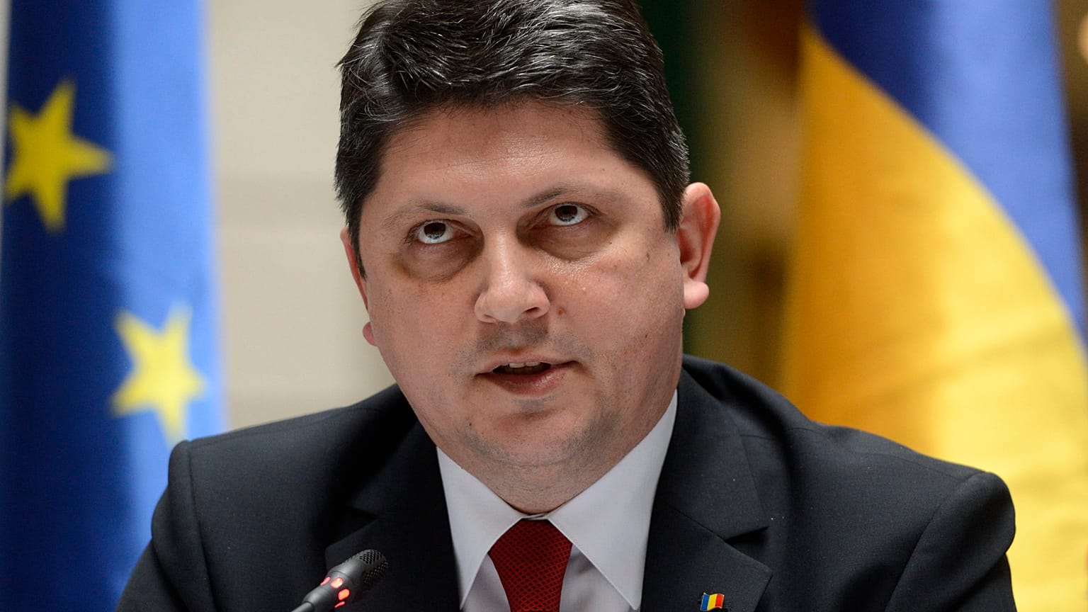 A delegáció vezetője, Titusz Corlatean