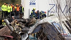 Bergungsarbeiten an der Unfallstelle