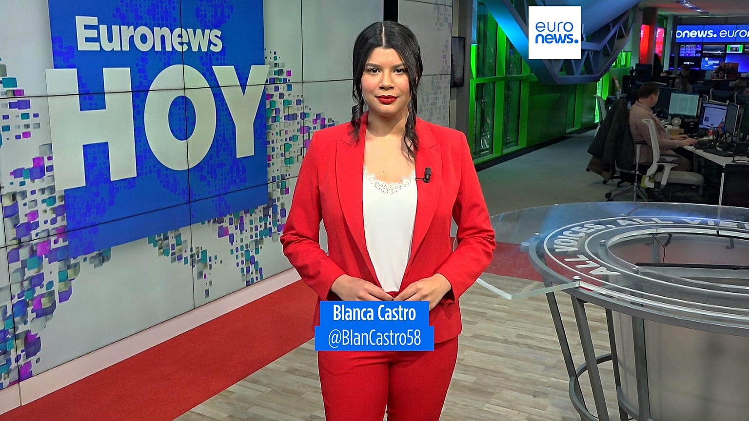 Blanca Castro presenta este miércoles Euronews Hoy.