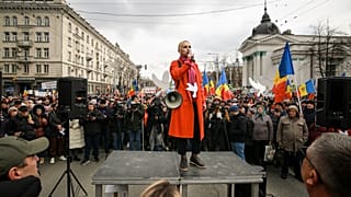 Tüntetés Kisinyovban