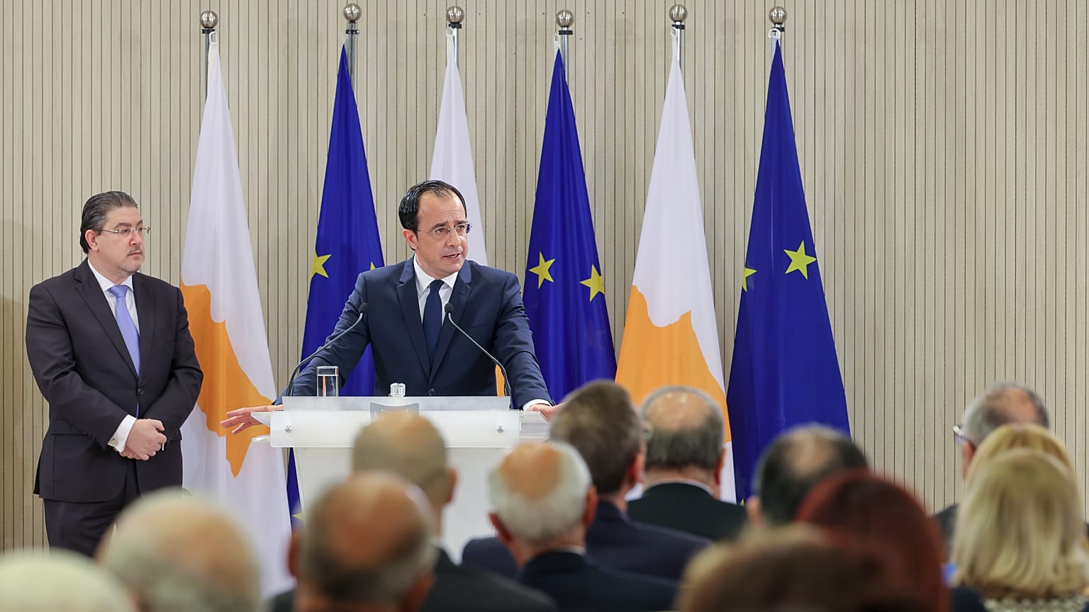 Ο πρόεδρος της Κυπριακής Δημοκρατίας Νίκος Χριστοδουλίδης