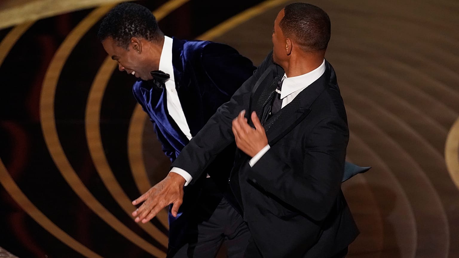 Will Smith slaps Chris Rock at the 2022 Oscars