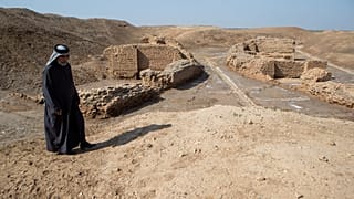 جزء من مدينة لكش العراقية القديمة، ويظهر فيها ما يعتبر أنه أقدم جسر في العالم، عمره حوالي ٤ آلاف عام، في تلك المدينة تم اكتشاف ما يُعتقد أنه مطعم أو حانة، 23 فبراير 2023.