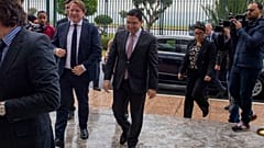 وزير الخارجية المغربي ناصر بوريطة يلتقى مفوض الاتحاد الأوربي لسياسة الجوار أوليفر فارهيلي في الرباط. 2023/03/02