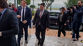 وزير الخارجية المغربي ناصر بوريطة يلتقى مفوض الاتحاد الأوربي لسياسة الجوار أوليفر فارهيلي في الرباط. 2023/03/02