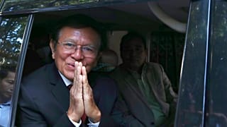 Der ehemalige Vorsitzende der Nationalen Rettungspartei Kambodschas, Kem Sokha, in Phnom Penh, Kambodscha,