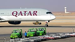 A Qatar Airways gépe