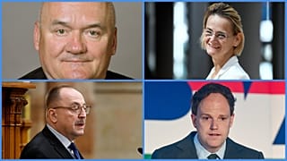 Hende Csaba és Győri Enikő (felül), illetve Németh Zsolt és Schaller-Baross Ernő (alul) 