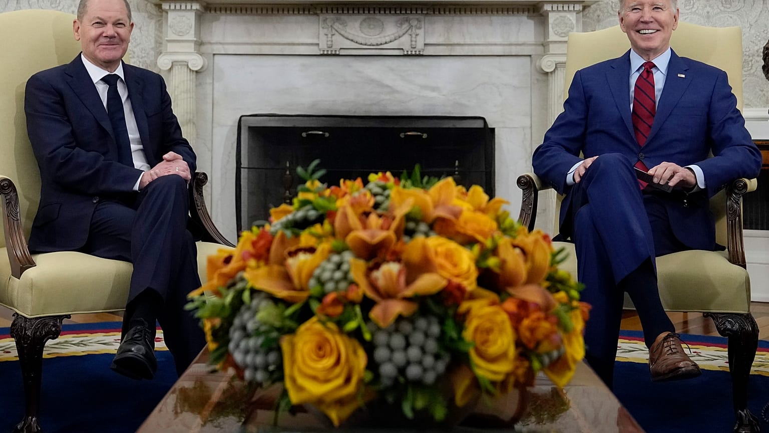 Olaf Scholz e Joe Biden