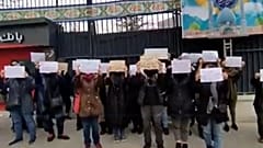 اعتراض به موج مسمومیت دانش‌آموزان در ایران