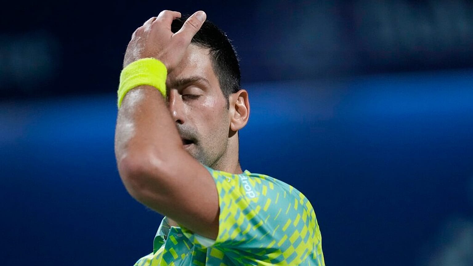 Novak Djokovic, ce vendredi au championnat de tennis de Dubai