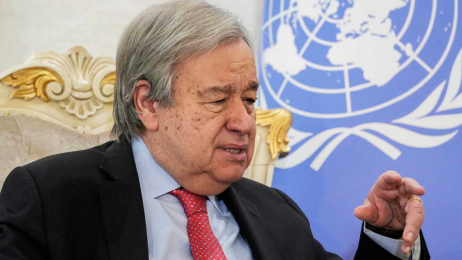 Birleşmiş Milletler Genel Sekreteri Antonio Guterres