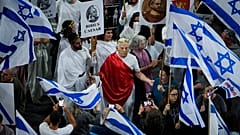 "Bibius Caesar": Protest gegen Netanjahu in Tel Aviv.