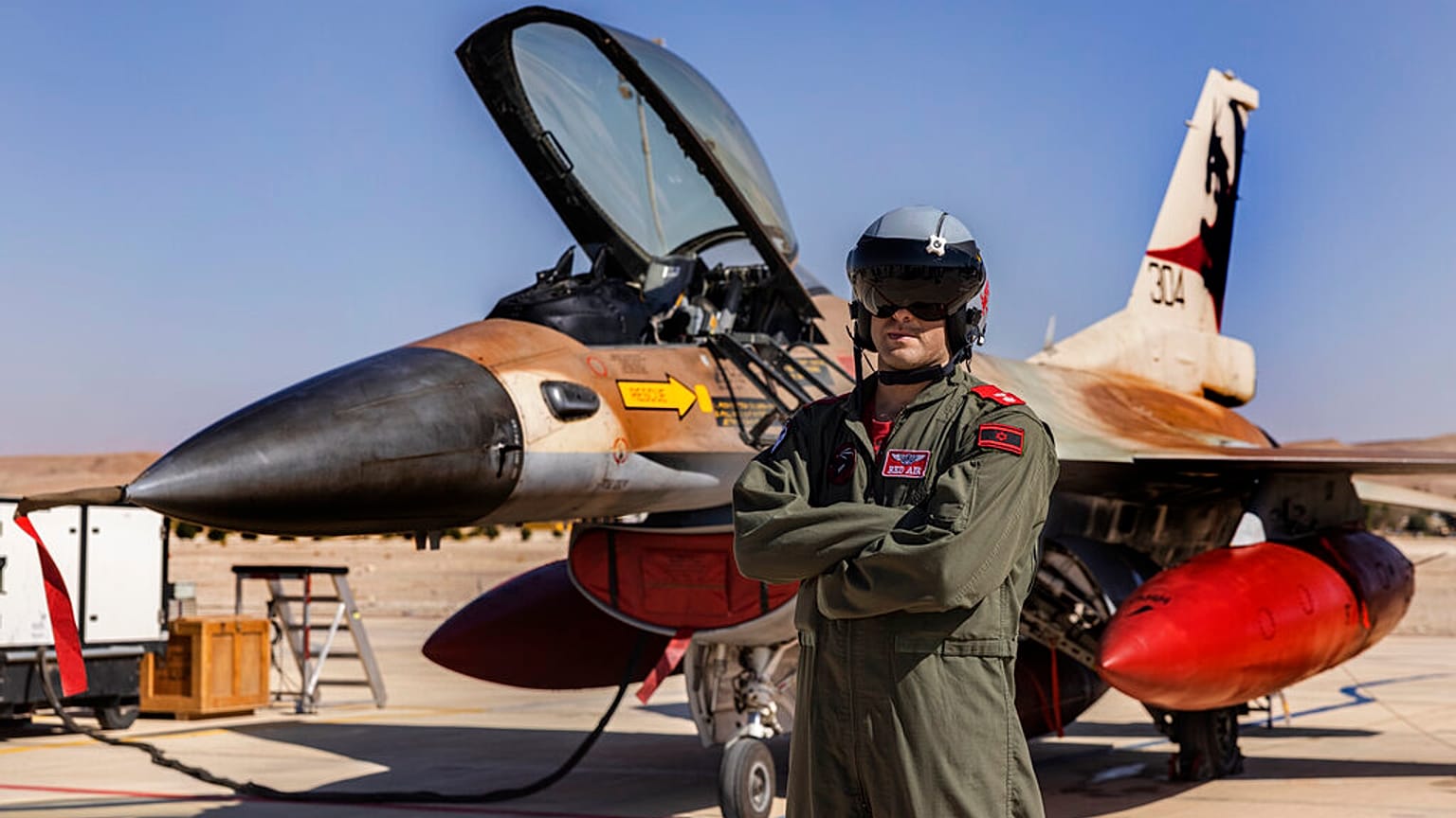 İsrail f-16 savaş uçağı (arşiv)
