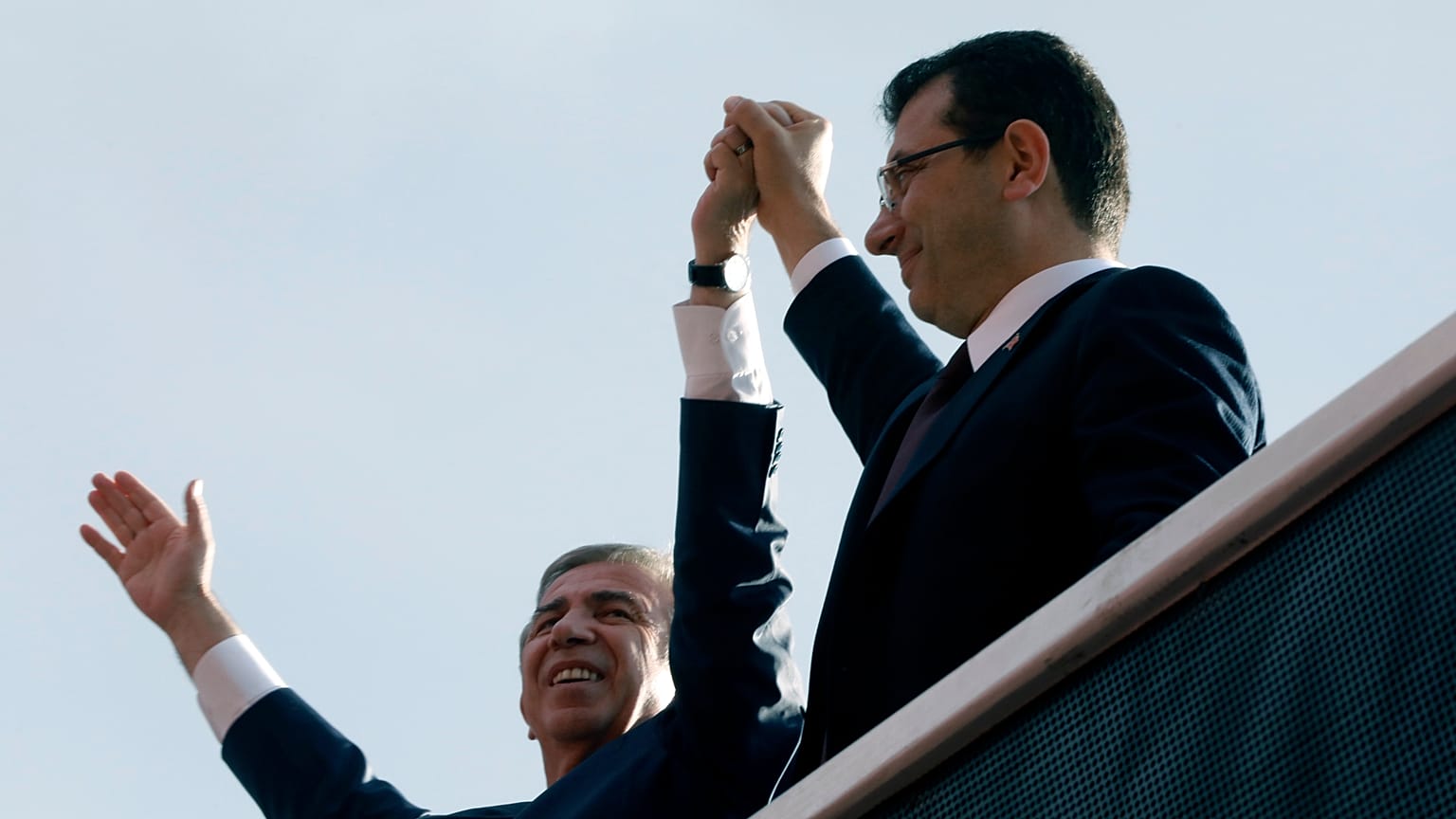 Ankara Belediye Başkanı Mansur Yavaş, İstanbul Belediye Başkanı Ekrem İmamoğlu