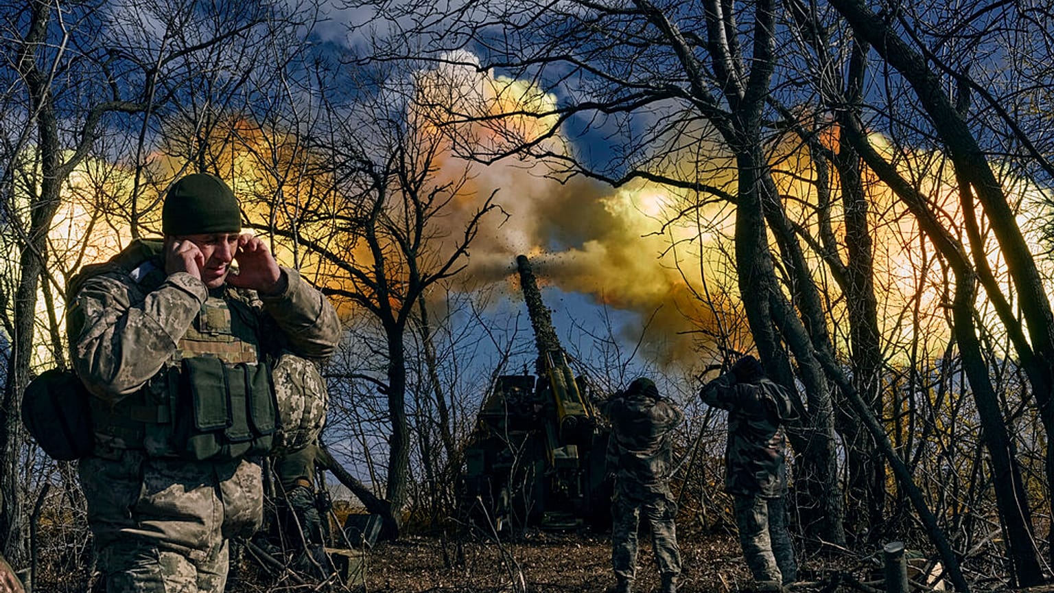 Un soldat ukrainien près de Bakhmout, le 5 mars 2023