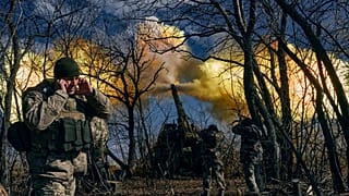 Un soldat ukrainien près de Bakhmout, le 5 mars 2023