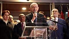 Millet İttifakı Cumhurbaşkanı Kılıçdaroğlu Saadet Partisi önünde