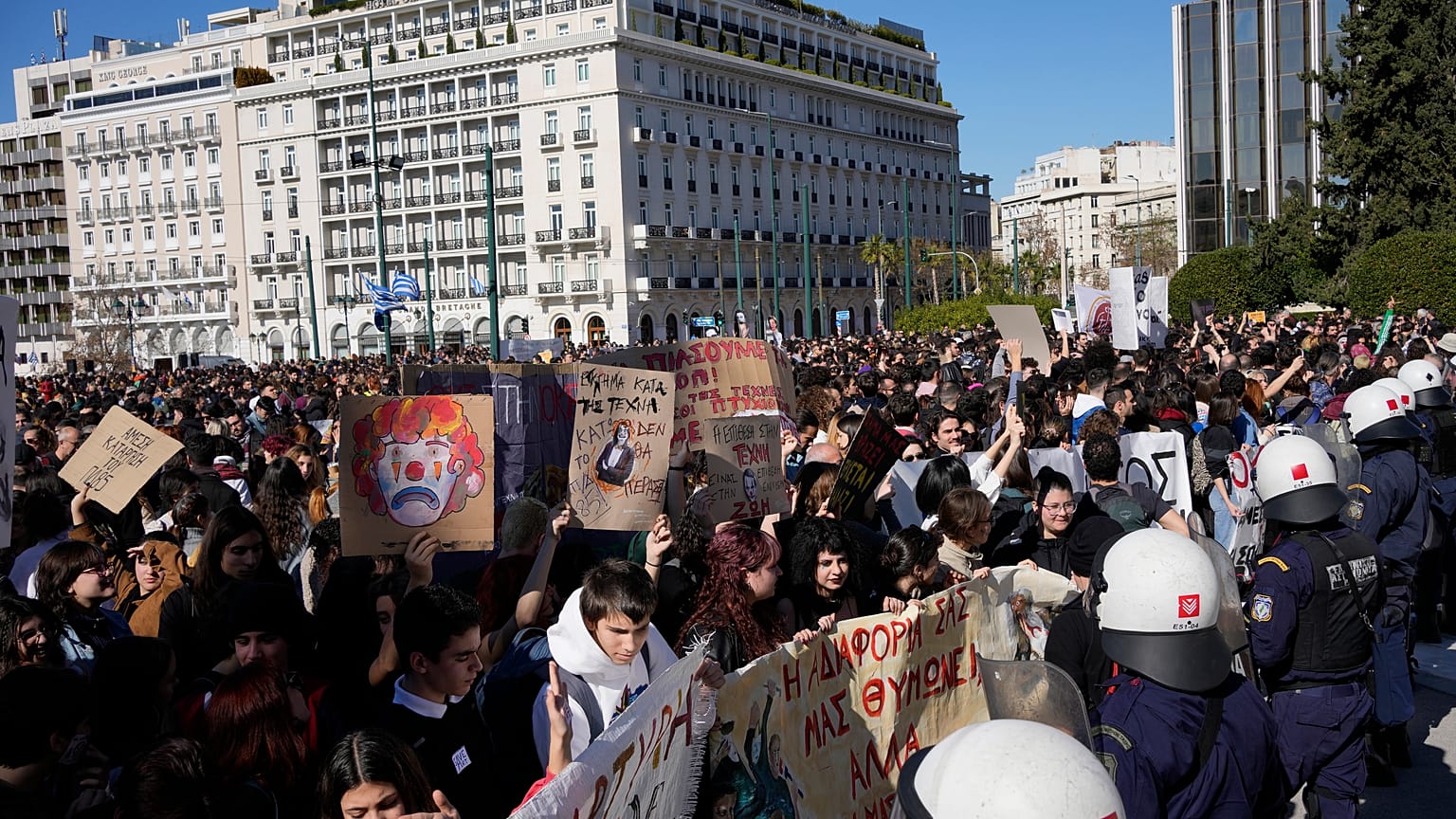 Απεργιακή κινητοποίηση στην Ελλάδα (φωτογραφία αρχείου)