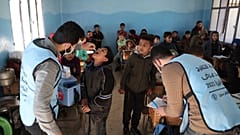 BM Suriye'de kolera aşısı kampanyası başlattı 