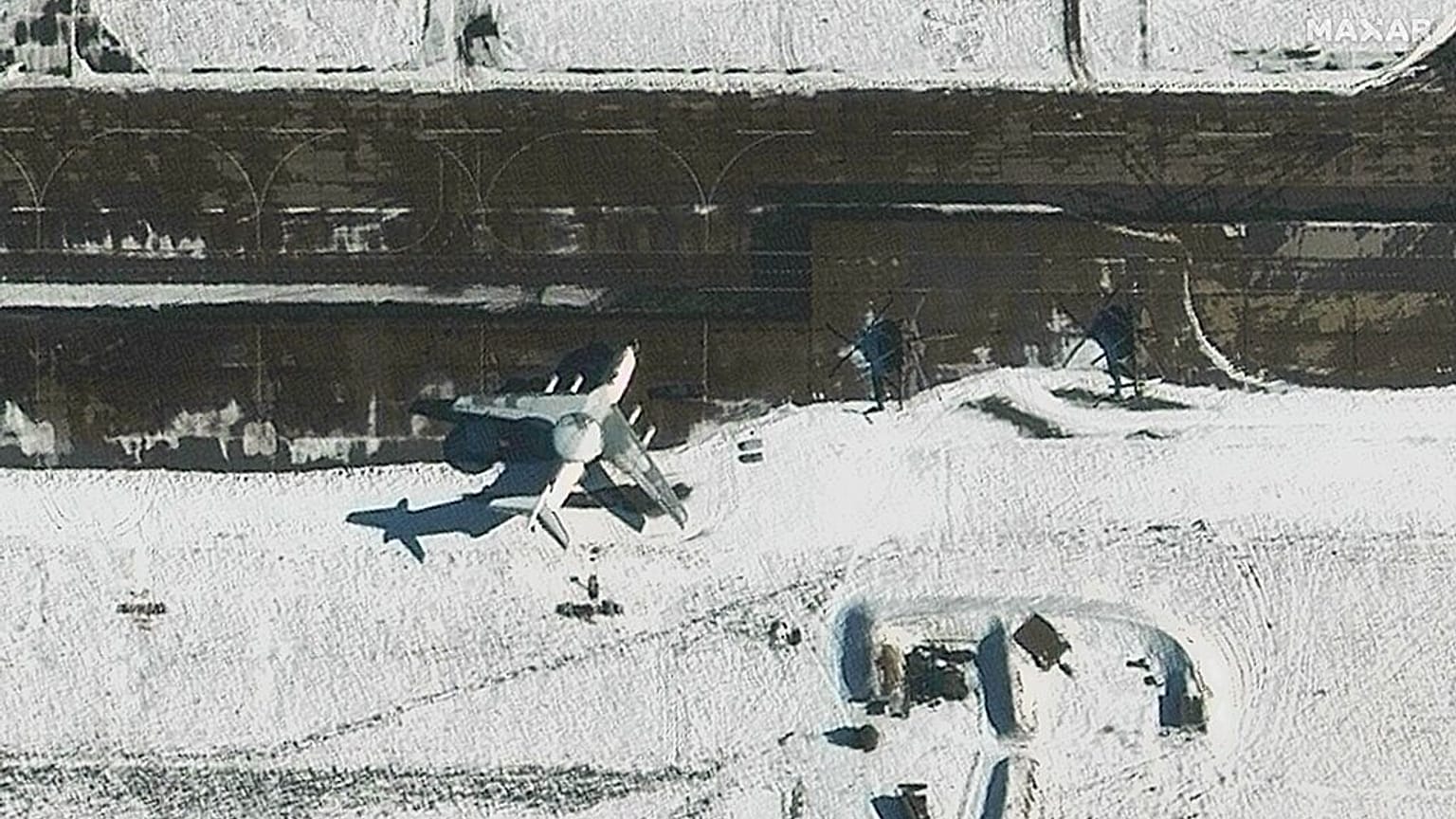 Belarus'ta askeri havaalanında bulunan A-50 model Rus uçağına insansız hava aracıyla saldırı düzenlendi