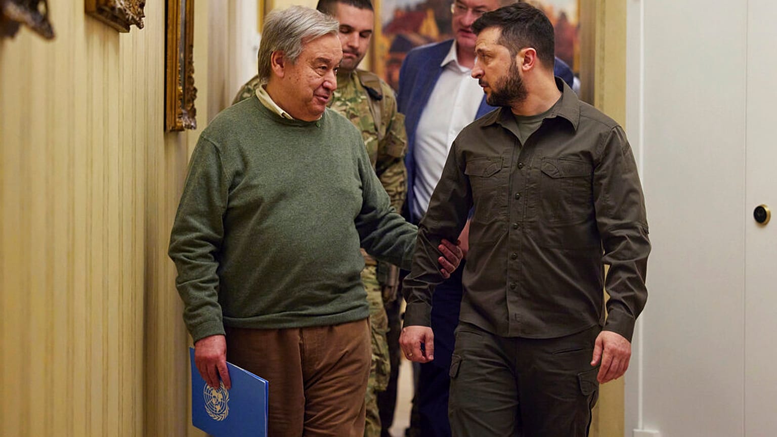 Αντόνιο Γκουτέρες, Βολοντίμιρ Ζελένσκι