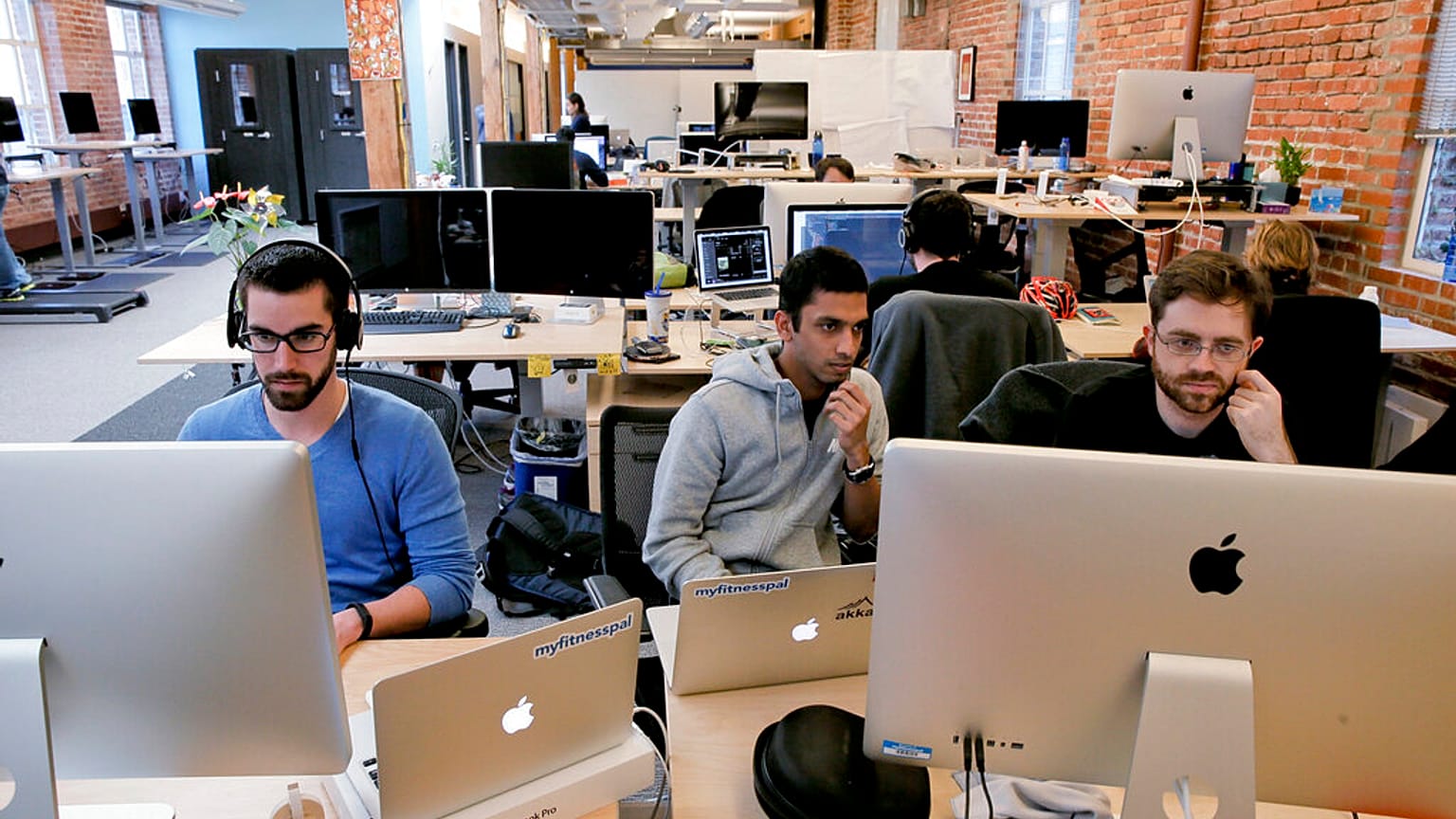 ABD'de yazılım mühendisleri iş yerinde (arşiv)