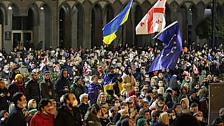 Schwere Proteste in Tiflis
