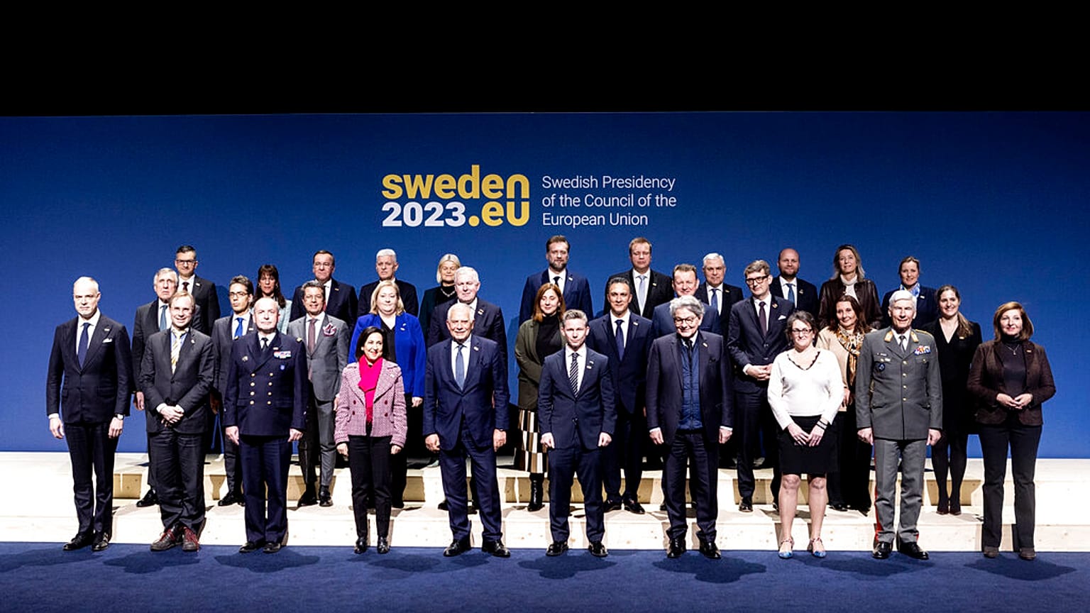 Les ministres de la Défense des pays de l'UE, réunis à Stockholm, le 08/03/2023