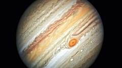 NASA'ya ait Hubble Space Teleskobundan çekilen Jüpiter görüntüsü  