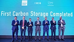 A Greensand projekt átadóünnepsége Dániában 2023. március 8-án