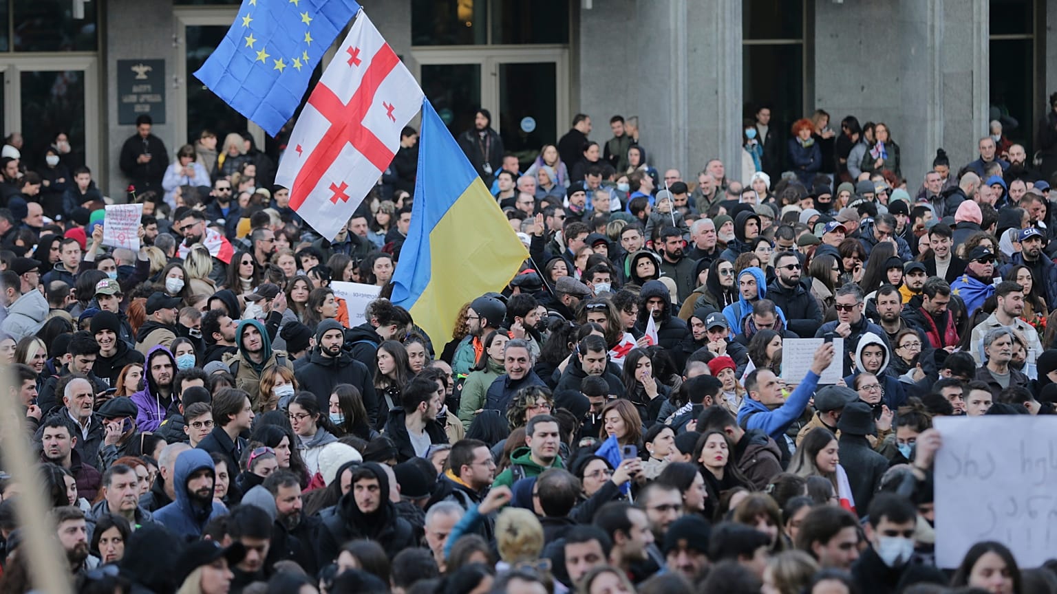 Акция протеста в Тбилиси